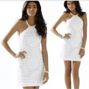 Lilly Pulitzer Jenna White Seashell Mini Dress